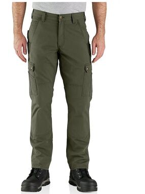 CARHARTT Men’s Straight Rip Stop Double Front Utility Pants Basil SZ 38 X 32 EUC